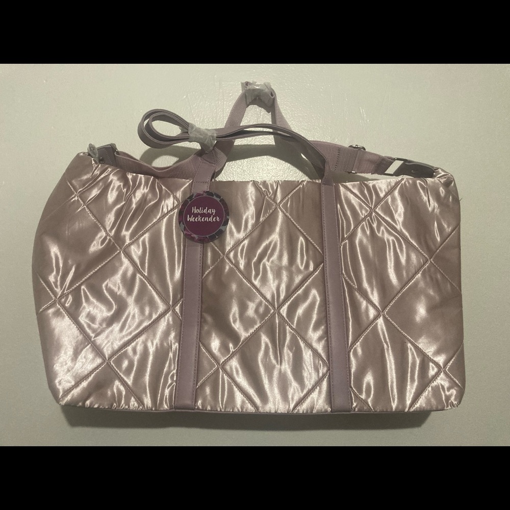 FREE IF BUNDLED!! NWT Weekender holiday bag overnight travel XL